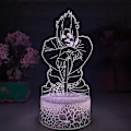 Miniatyrbillede 1 af 5: SCSYV 3D Natlys 3D Lampe Anime Sasuke Lys til Soveværelses Dekoration Børn Børn Fødselsdagsgaver Sasuke Lampe Lys