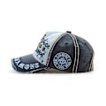 Miniatyrbillede 4 af 4: Jamont 9909 Solhat Stjerneformet Nitte Casual Bogstaver Baseball Kasket Udendørs Skygge Kasket One Size