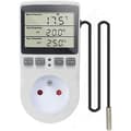 Plugg Termostat Digital Temperaturregulator Värme Kylning Med Sond, LCD Plugg Temperaturregulator Timer För Akvarium Inkubator Växthus