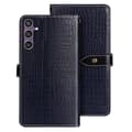 IDEWEI Etui til Samsung Galaxy S24 FE Krokodille Tekstur PU Læder Flip Telefon Cover