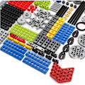 Miniatyrbild 5 av 5: 182-dels Växel- och Axelset för Technic-delar Kompatibelt med Technic-delar, DIY-växelpaket (lyftarmar, stift, axlar, kopplingar) DCS MTQ