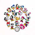 Pikkukuva 2 / 5: 20 kpl Mickey Minnie Donald Duck -kenkäkoristeita, Croc-kenkien koristeita lapsille pojille ja tytöille