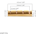 Miniatyrbilde 3 av 5: 4-strengers Bassgitar Elektrisk Messingmutter Reservedeler