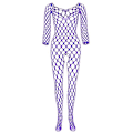Miniatyrbillede 3 af 5: Sexet Kvinde Lingeri Bodysuit Eksotisk Babydoll Stor Mesh Teddies Body Stocking Kvinder Gennemsigtig Body Suit Europæisk Beklædning