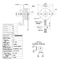 Miniatyrbild 4 av 5: Extrudermotor för K1/K1C/K1 Max/ 3 V3/Plus-serien, cirkulär motor, skrivartillbehör