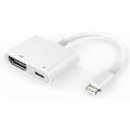 Pikkukuva 1 / 4: HDMI-sovitin, HDMI-sovitin iPhonelle 1080p Lightning Digital AV -sovitin, HDMI-synkronointiruutu HDMI-liitin iPhonelle ja iPadille
