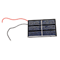 Miniatyrbillede 4 af 4: 2 stk. 1,5V 400mA 80x60mm - Mini Solcellepaneler til Solcellepaneler - DIY-projekter - Legetøj - Batteri C