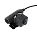 Miniatyrbillede 5 af 5: SSRGV Radio Walkie Talkie Adapterkabel Push-to-Talk U94 PTT Headset-stik til Motorola GP140 GP320 GP328 GP338 GP340