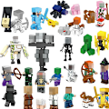 Miniatyrbild 2 av 2: Julkalender 2024 Minecraft, 24 Dagar Leksaksfigurer Byggklossar Nedräkningskalender, Pojkar Julkalender Överraskningsgåva
