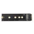 M2 för KEY A-E till M2 NVME Adapter Card NVME KEY-M Expansionsstöd för M.2 SSD