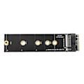 Miniatyrbild 1 av 5: M2 för KEY A-E till M2 NVME Adapter Card NVME KEY-M Expansionsstöd för M.2 SSD
