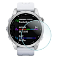Miniatyrbilde 1 av 5: Herdet glass skjermbeskytter for Garmin Fenix 7S, 0,3 mm, 2,5D varm bøying, eksplosjonssikker, klar Pro