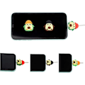 Miniatyrbillede 3 af 5: 3 stk. Avocado med hat Data/Opladning/Lyn Kabelbeskytter Saver Chewers KUN kompatibel med Apple Lightning Interface (Avocado med hat - 3 stk.)