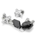 Miniatyrbilde 4 av 4: 2x Hard Saddlebag Lås 3 Sett For Touring Glide Road King Ny