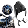 Miniatyrbillede 3 af 5: Motorcykel Front Maske Forlygte Kåbe Dækning Til Softail Street Fxbb Fxbr 2018-2023