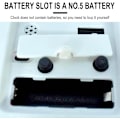 Miniatyrbild 3 av 5: Julpynt Liten Väckarklocka Batteridriven Tomte Snomwan Dekorativ Bordsklocka
