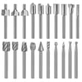 20 st Router Carbide Gravyrbitar för Dremel Router Bit Set 1/8 tum