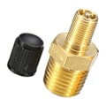 Miniatyrbillede 5 af 5: 1/4\" NPT Tankventil Antikorrosion Messing Schrader Ventil Med 1/4\" Han NPT