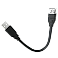 Miniatyrbillede 4 af 4: USB Adapterkabel Firewire IEEE 1394 6-polet Hun til USB 2.0 Han Adapterkabel Plug and Play til Dig