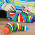Pikkukuva 2 / 4: Caterpillar-lelu Lapsille, Koulutuslelu, Lima-Decompressiolelu