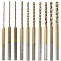 Vridborrset - 10 st 0,6 mm-2,2 mm Mini Borr 2,35 Hss Mini Gravyrborr Hålborr