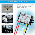 Miniatyrbild 5 av 5: AC-DC Strömkonverter AC 12V (10-28V) till DC 12V Spänningsomvandlare Modul Spänningsregulator AC till DC Spänningsomvandlare, IP68 Vattentät (3A)