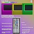 Miniatyrbilde 3 av 5: 20m LED-lys Bluetooth RGB-lys LED-båndlys med 44-tasters fjernkontroll musikk synkronisering fargeskiftende LED-stemningsstripe