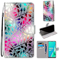 Pikkukuva 5 / 5: Oppo A5 2020 -kotelo, Maalattu Flip-kansi Magneettilukolla, Stained Glass