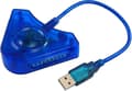 2 Portars Ps2 Till Ps3 Usb Spelkontroll Konverter Adapter