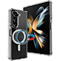 Pikkukuva 1 / 5: Z Fold 5 Selkeä Kotelo, Magneettinen Kotelo Yhteensopiva Samsung Galaxy Z Fold 5:n Kanssa Magsafe Langattomaan Lataukseen Z Fold 5 Läpinäkyvä Kotelo
