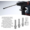 Miniatyrbillede 5 af 5: Have Auger Powerboremaskine Adapter Auger Adapter 1 Til Power Auger 3 Boremaskine Adapter Kulstofstål Rund Chuck 2 Huller 2 Spor Have Auger Boremaskine Forbindelse- ACG