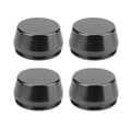 4 st 56 mm/2,2 tum Universal Hjulfälgsnavkapsel Navskydd Aluminium Modifierad Del (svart)