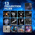 Miniatyrbilde 5 av 5: 13-i-1 Planetarium Galaxy Stjerneprojektor Nattelys HD Stjerneklar Aurora Projektorlampe for Barn Soverom