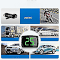Miniatyrbillede 4 af 4: Digital GPS-Fartmåler til Bil - Head-Up Display (HUD) - MPH - Universal