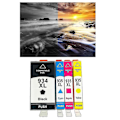 Miniatyrbillede 2 af 5: 934xl 935xl Fuldt Blækpatron Med Chip Kompatibel Til Hp Officejet Pro 6812 6830 6815 6835 6230 Printere Genopfyldbar