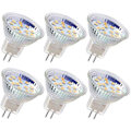Miniatyrbillede 1 af 4: 6 stk. MR11 LED Pærer GU4 Spotlight 3W 18 LED'er Halogen 20W Ikke-dimbar Ækvivalent 12V AC/DC (Varmt Hvidt)
