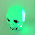 Miniatyrbilde 2 av 2: Halloween Dekor Nattlys Flerfarget Skallehode Lysende Blinkende Lys Bordlampe Dekorativ Sengelampe For Hjemmedekor Gaver (spøkelseshode Nattlys
