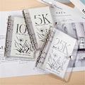 Miniatyrbilde 4 av 5: 5k Sparing Utfordringer Bok 12 Måneder Pengesparing Perm 12 Måneder Sparing Utfordringer Enkelt og Morsomt Måte å Spare