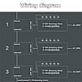 Miniatyrbillede 4 af 5: DC 0-10V Dimmer Switch Serieforbindelse Synkronstyring Rotations ON/Off til 0/1-10V Dæmpbare LED-drivere El