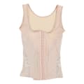 Korsett Bodyshaper för kvinnor, hög elastisk midja, bantande kroppsformande linne med främre stängning (Khaki)MYMMR)