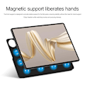 Miniatyrbilde 3 av 5: Lærveske for Huawei MatePad Pro 12.2 (2024) med Origami-Stativ, Magnetisk, Automatisk Vekking/Hvile