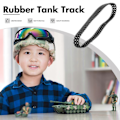 Pikkukuva 3 / 3: 4 kpl Kumiset telaketjut DIY Tankin rungon telaketju Robottilelu Telaketjun vaihto