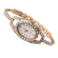 Nytt Mode Damarmbandsur Diamant Damarmbandsur Damklocka