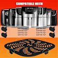 Miniatyrbilde 4 av 5: Airfryer for GAF686 GAF798 GAF838 Airfryer Ovn Etc, 12 stk. Silikon Airfryer Erstatningsdeler Tabs Tips