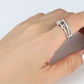 Miniatyrbillede 2 af 5: Angstring til kvinder til min datter Fidget ringe Justerbare ringe med perler Spinner ring Angstrelieff ringe til teenagepiger