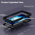 Miniatyrbilde 3 av 4: RedPepper IP68 Liv Vanntett Telefondeksel For Samsung Galaxy A25 5G