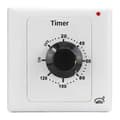 Miniatyrbild 1 av 5: 120 Min Timer Switch, AC 220V 15A Intelligent Mekanisk Nedräkningstimer Uttag Tidbrytare 86 Panel Timer Kontrollknapp