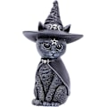 Miniatyrbillede 1 af 5: Heksehat Occult Kat Figur, Sort, 10.5*6.2*4.5cm