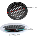 Miniatyrbilde 2 av 5: 6 Stykker Ventilasjonsgitter i Rustfritt Stål, Skapventilasjonsgitter - 60 mm Rundt Ventilasjonsgitter Kan Brukes i Garasje, Baderom, Soverom