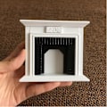 Pikkukuva 2 / 5: 1:12 Nukkekodin Miniatyyrihuonekalut Simuloitu Valkoinen Takka Mini